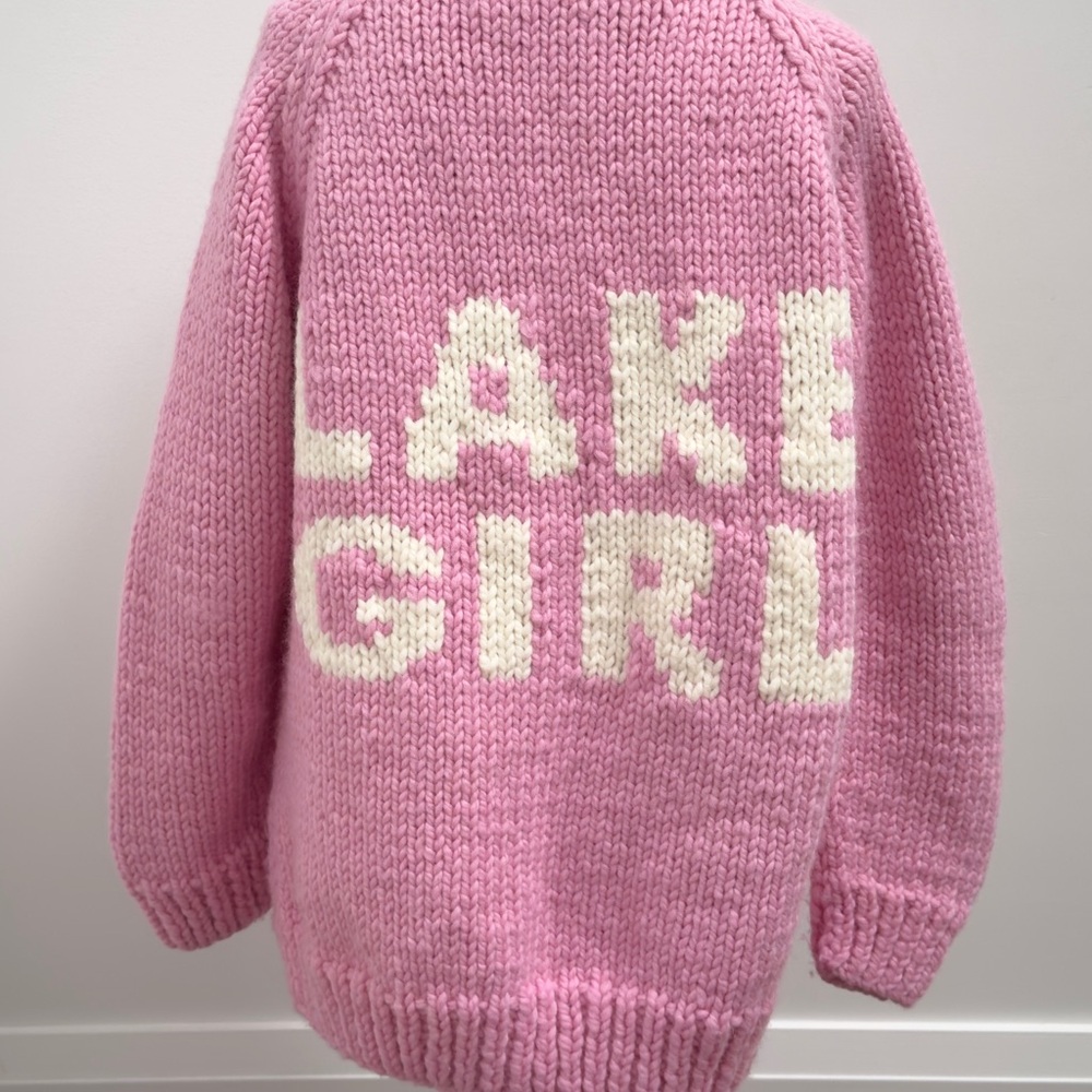 GOGO Bubblegum Pink 'Lake Girl' Sweater
100% soft spun wool